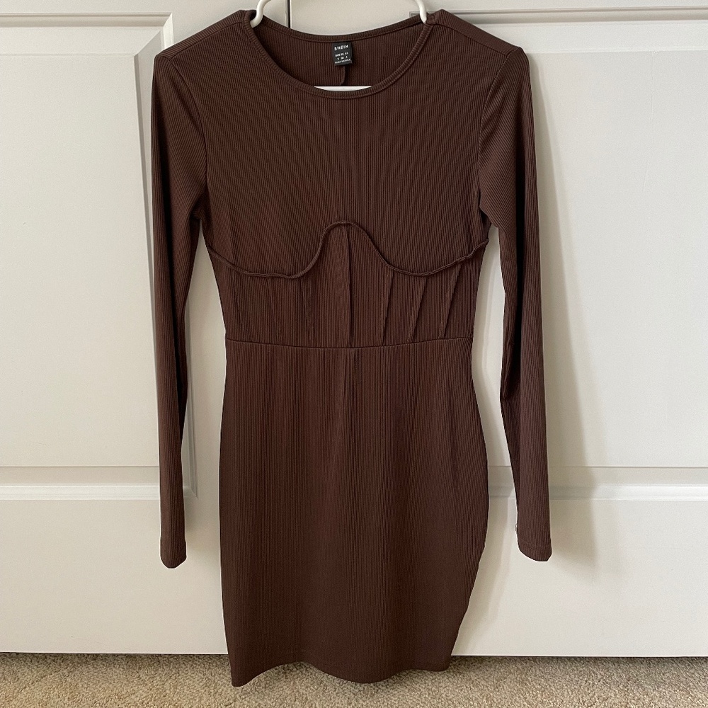 Brown Shein Dress